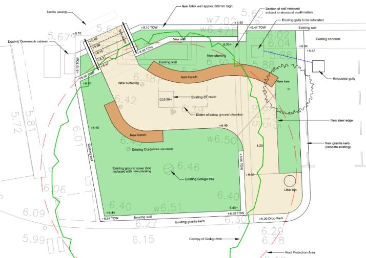 Chiswick's Ginkgo Corner Set for Green Transformation